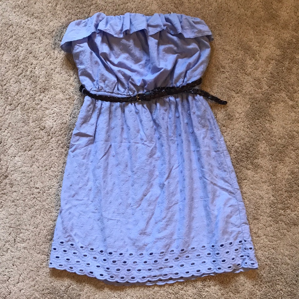 🛍 Strapless Dress with Belt